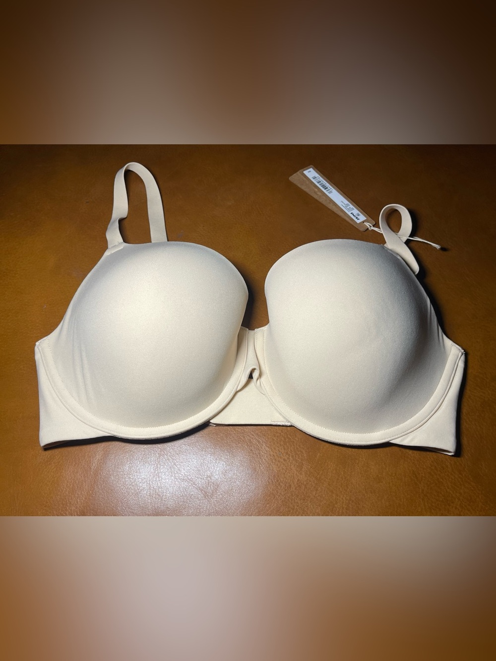 SKIMS Ultimate Push Up Plunge Bra | Clay | Size 36DD | NWT
